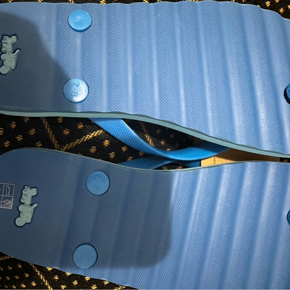 Coach Signature Blue Clogs - Picture 2 of 6